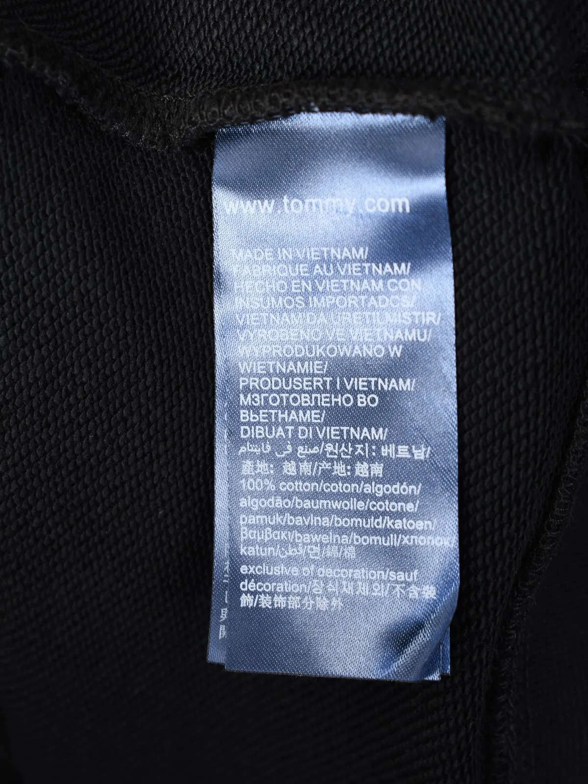 P210 605# Tommy half-pull stand-up collar sweatshirt Color: Black Gray Royal Blue Size: M-XXL Fabric: 350g cotton terry